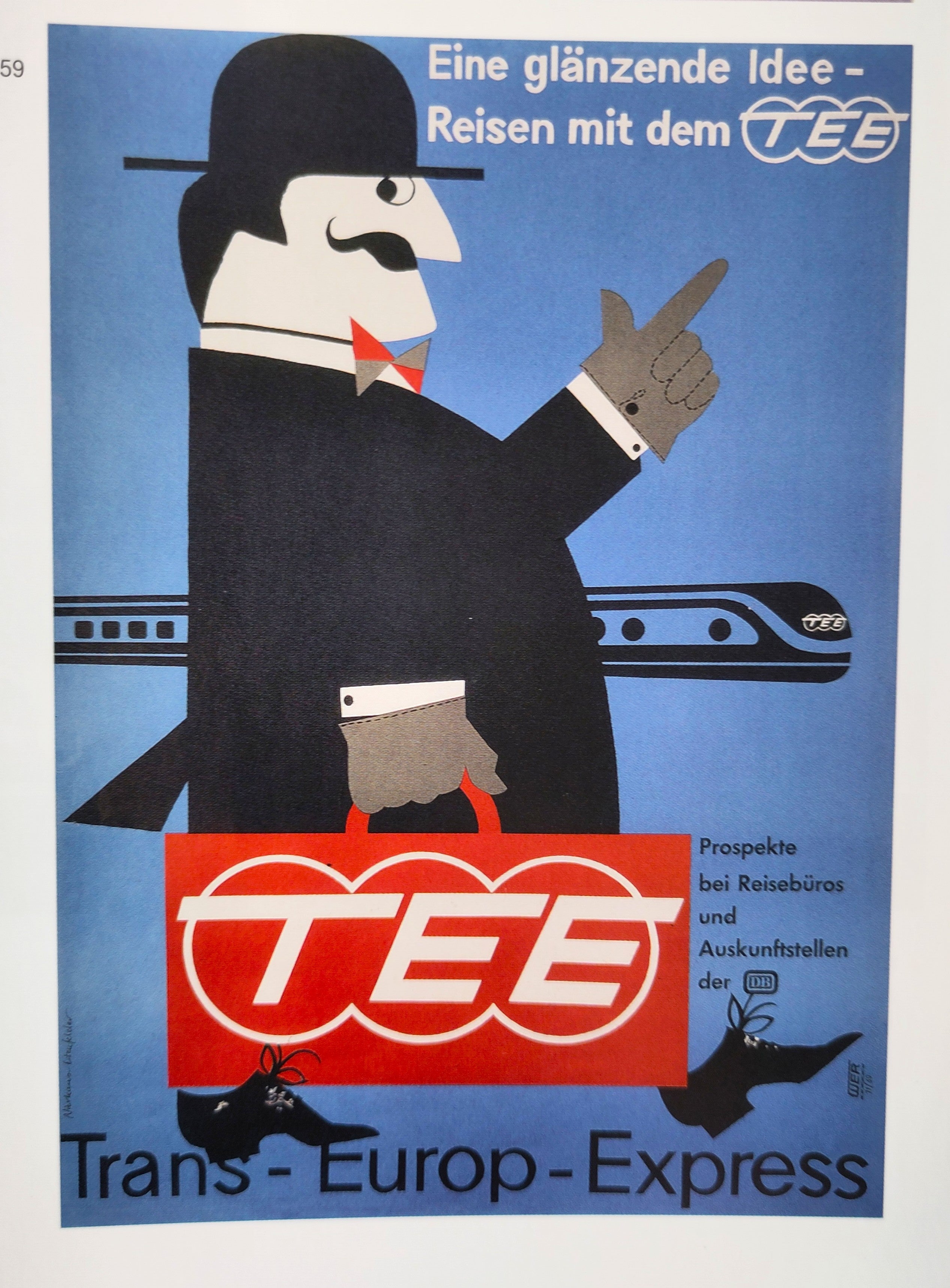 Trans Europ Express - Plakatkunst / Poster art / Art de l'affiche
