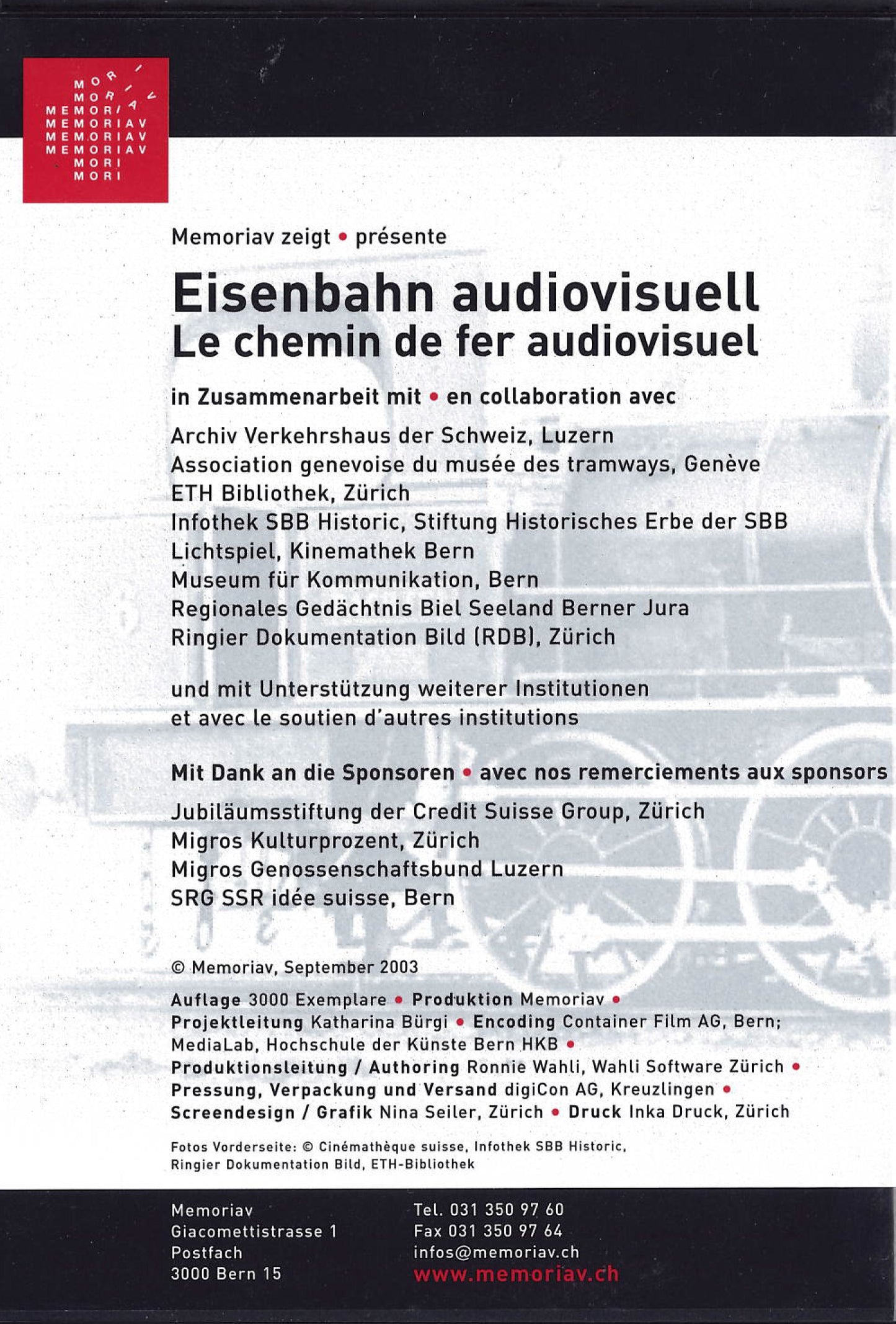 Eisenbahn audiovisuell - DVD